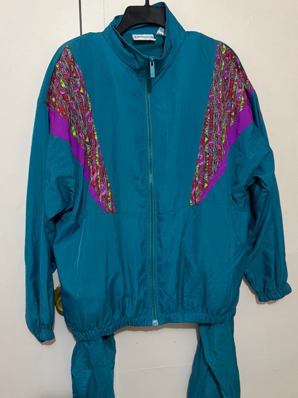Vintage Reebok Windbreaker Tracksuit Set
